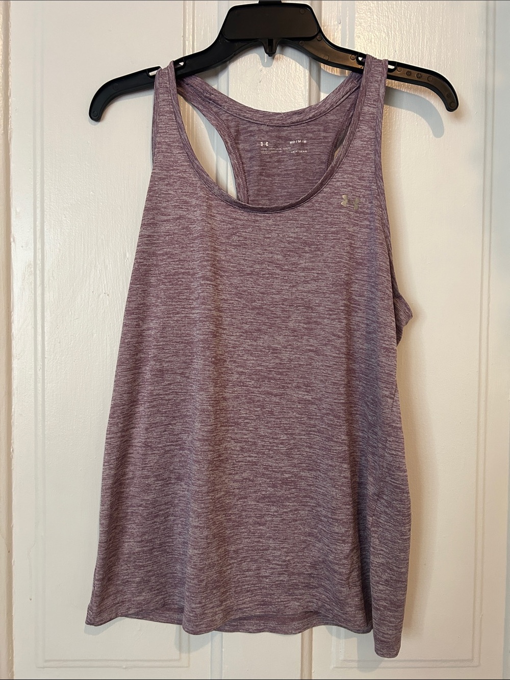 Under Armour Purple Heather Racerback Tank Top